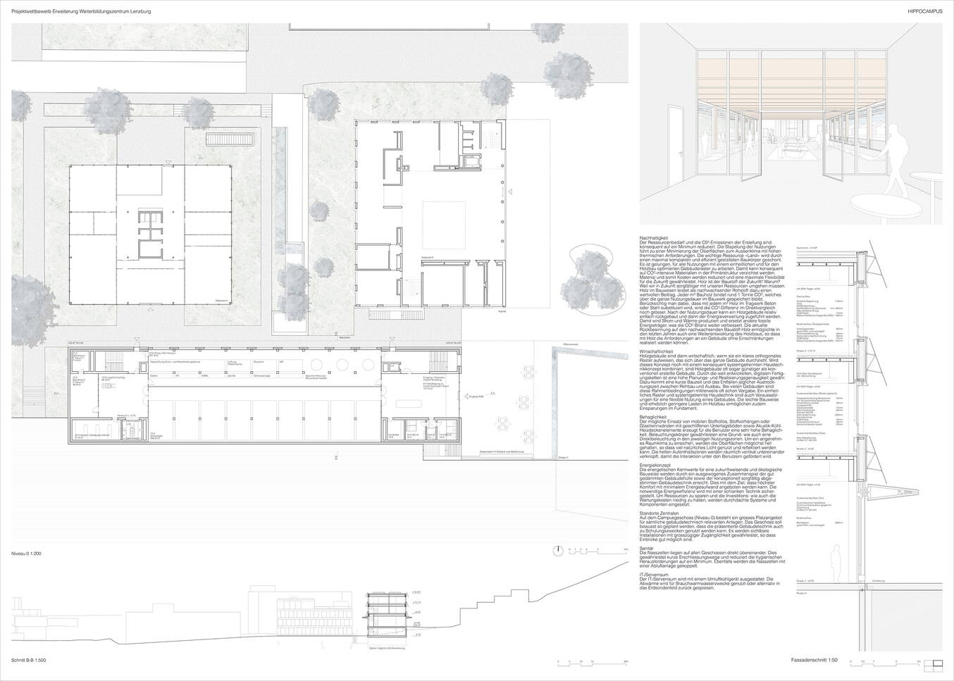 Projektwettbewerb  Erweiterung Weiterbildungszentrum - Lenzburg